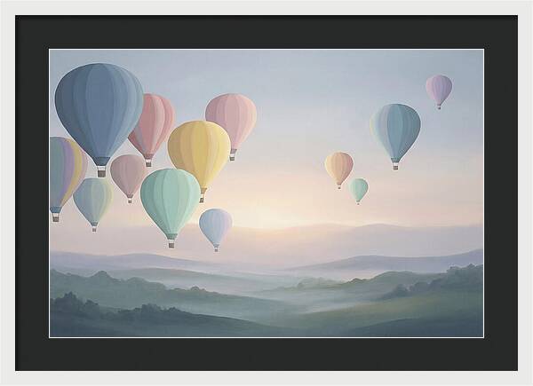 Colorful Hot Air Balloons