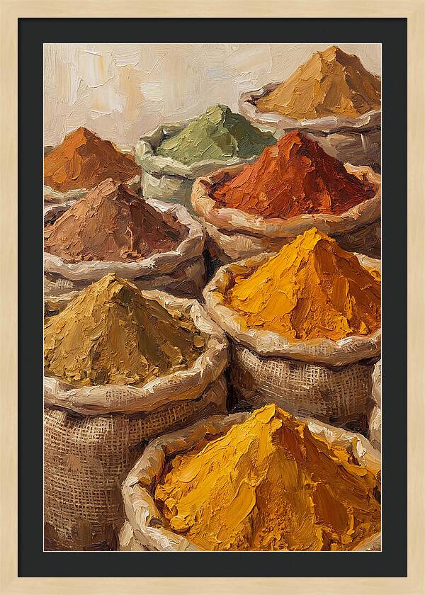 Colorful Indian Spice Market