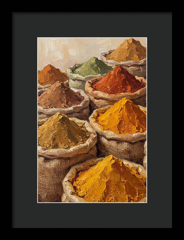 Colorful Indian Spice Market