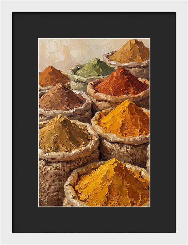 Colorful Indian Spice Market