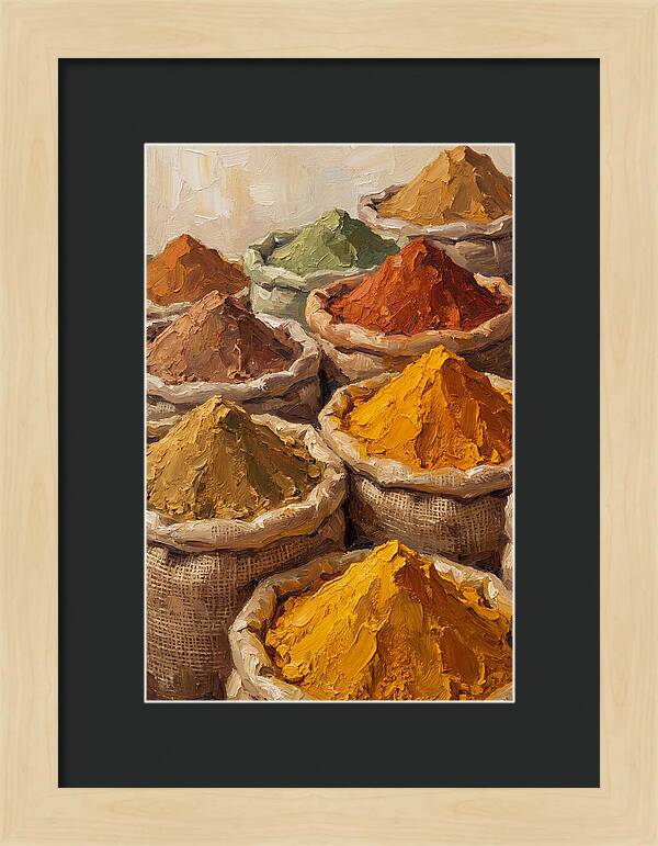 Colorful Indian Spice Market