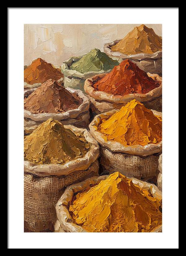 Colorful Indian Spice Market