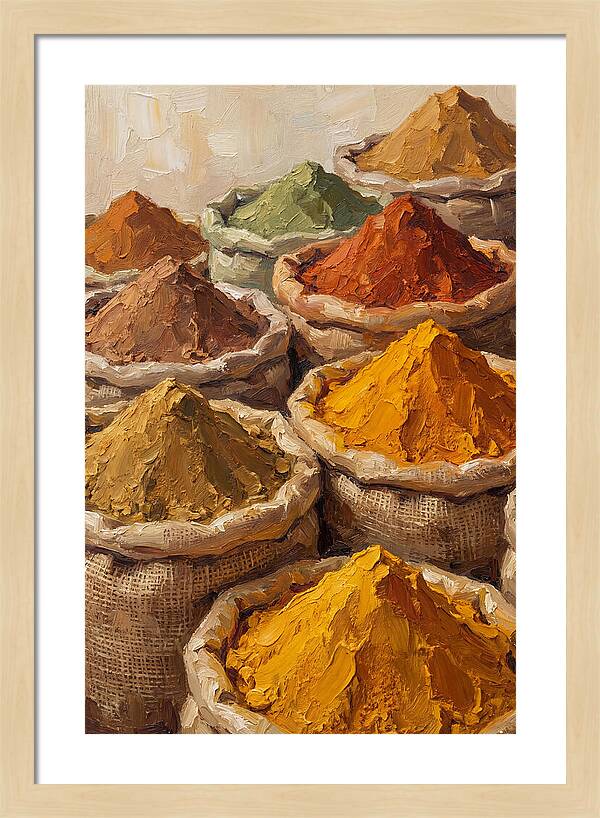 Colorful Indian Spice Market