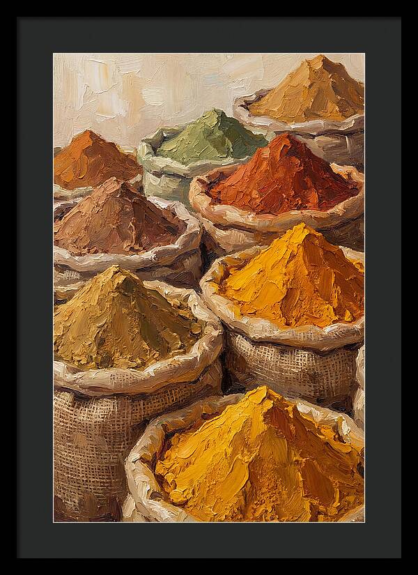 Colorful Indian Spice Market