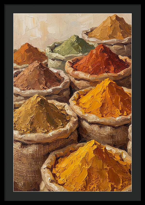 Colorful Indian Spice Market
