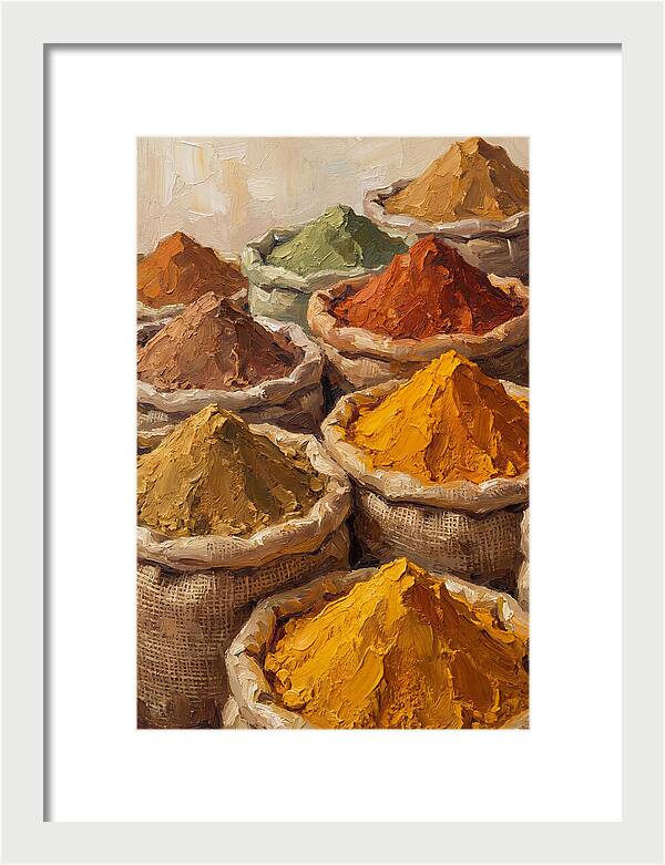Colorful Indian Spice Market