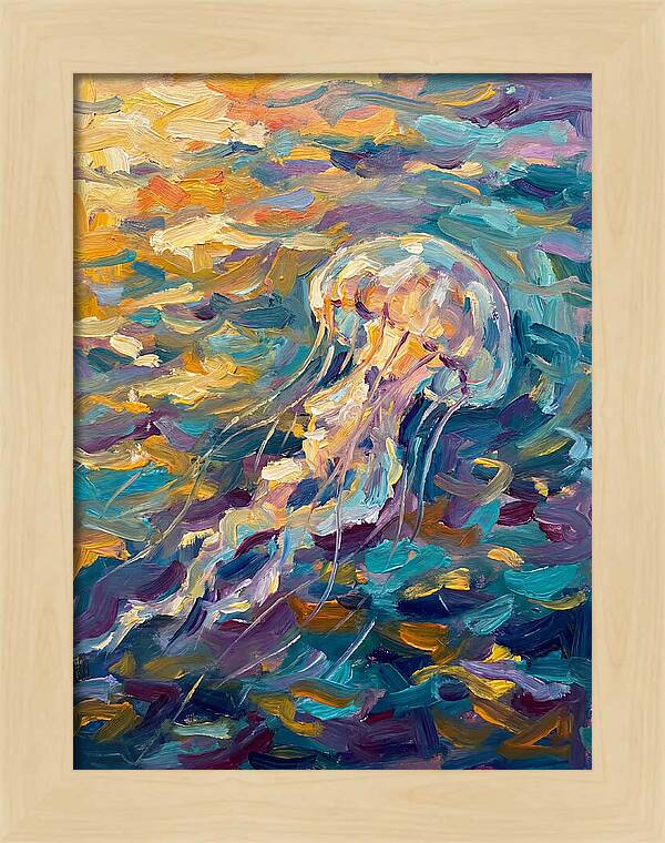 Colorful Jellyfish Ballet