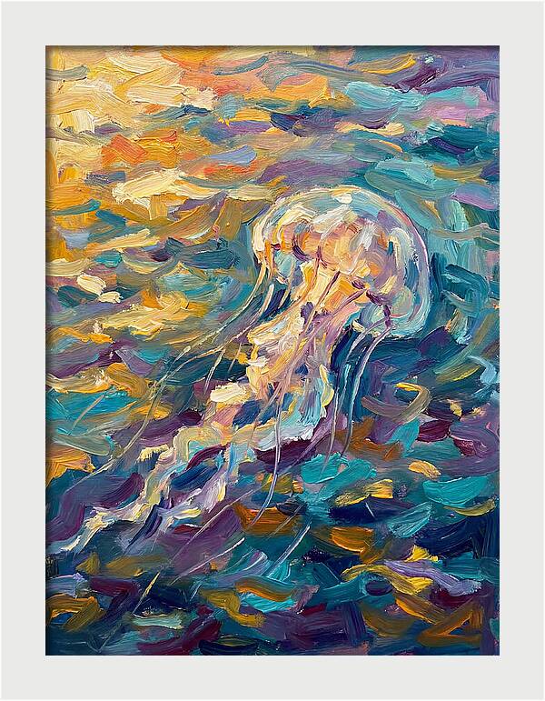 Colorful Jellyfish Ballet