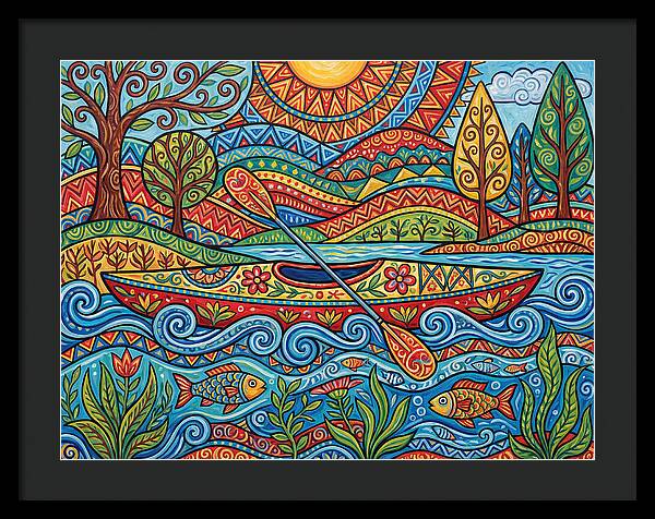 Colorful Kayaking Adventure