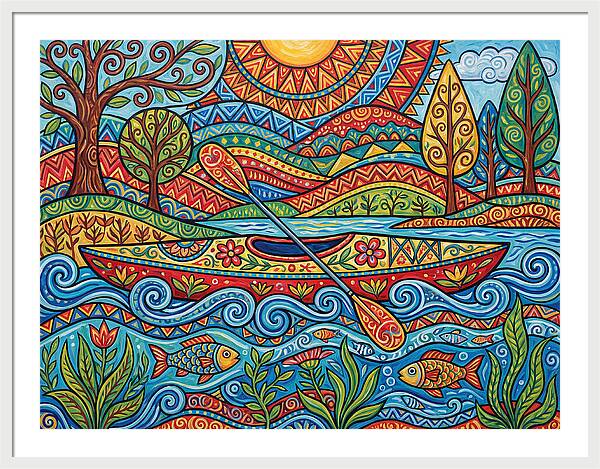 Colorful Kayaking Adventure