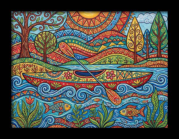 Colorful Kayaking Adventure