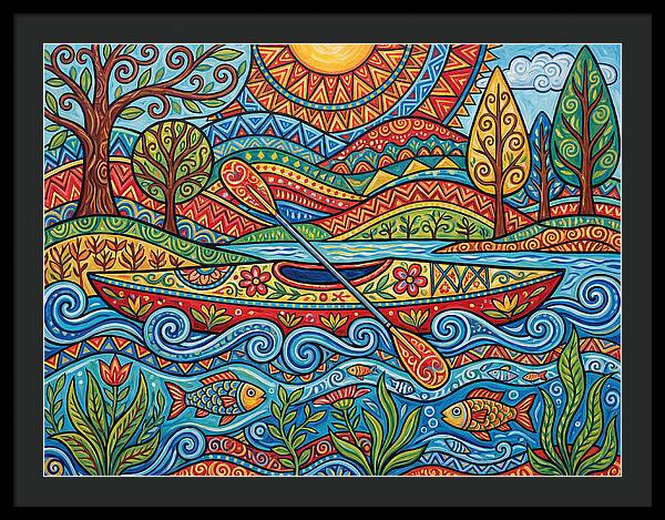 Colorful Kayaking Adventure