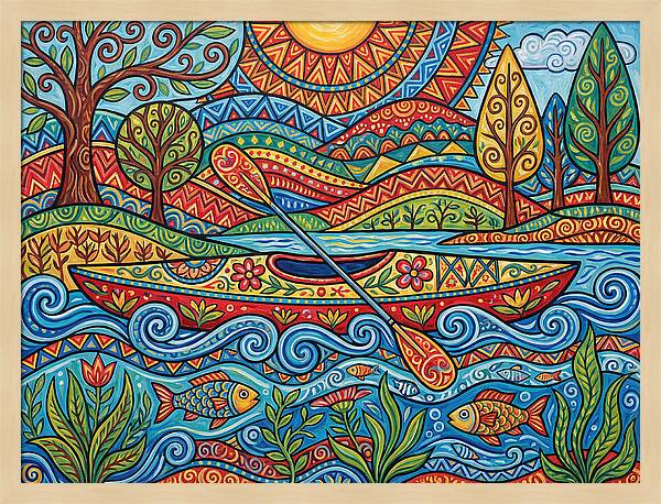 Colorful Kayaking Adventure
