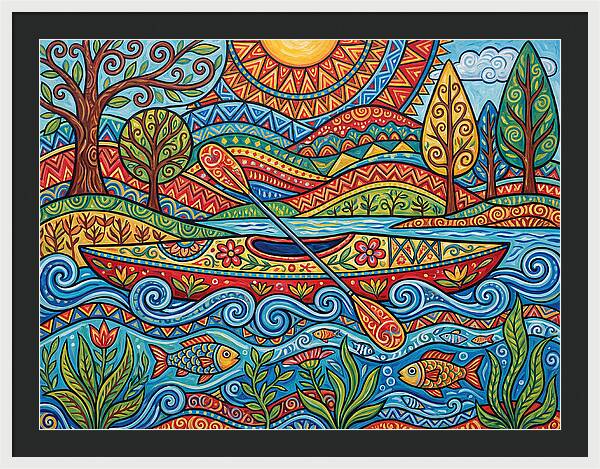 Colorful Kayaking Adventure