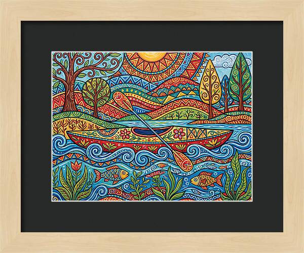 Colorful Kayaking Adventure