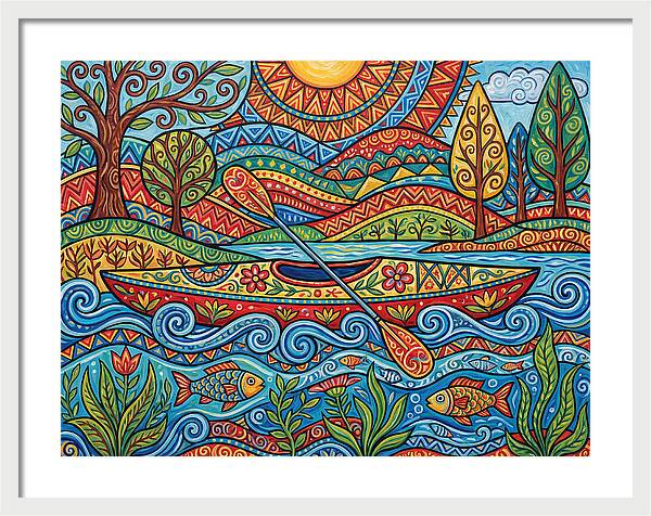 Colorful Kayaking Adventure