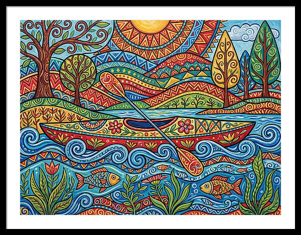 Colorful Kayaking Adventure