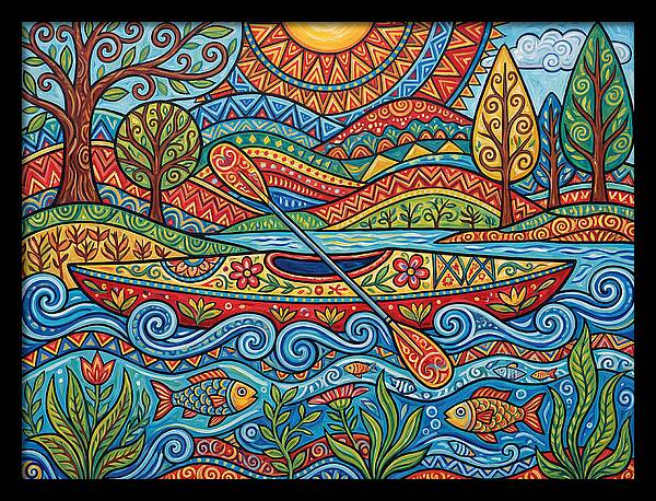 Colorful Kayaking Adventure