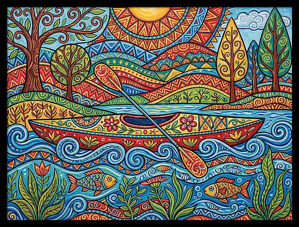 Colorful Kayaking Adventure