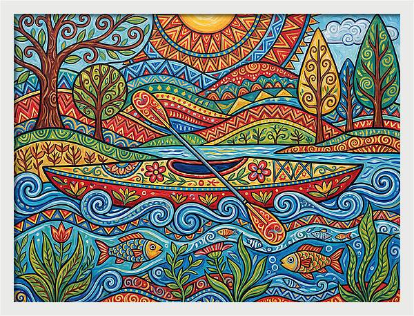 Colorful Kayaking Adventure