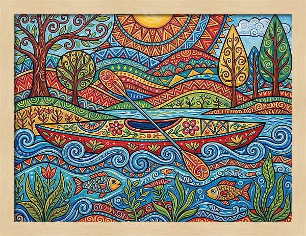 Colorful Kayaking Adventure