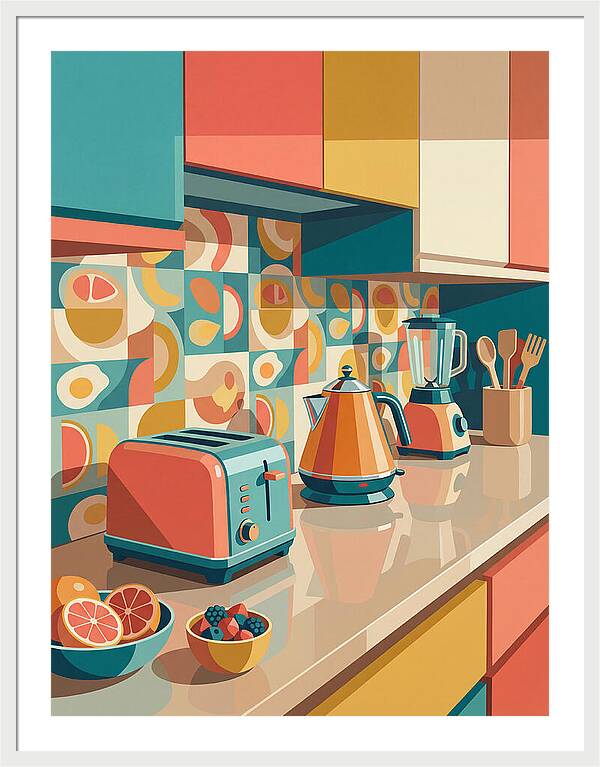 Colorful Kitchen Still Life