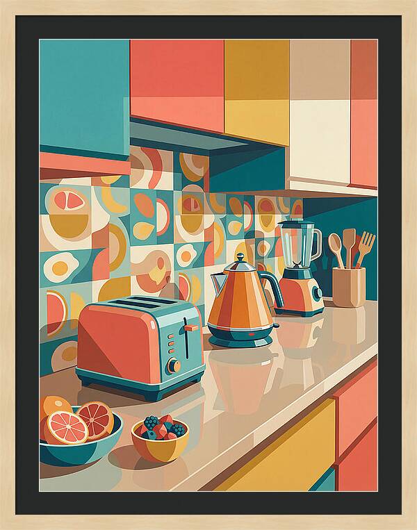 Colorful Kitchen Still Life