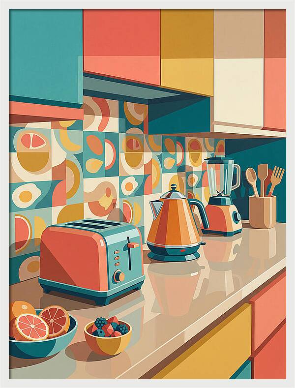 Colorful Kitchen Still Life