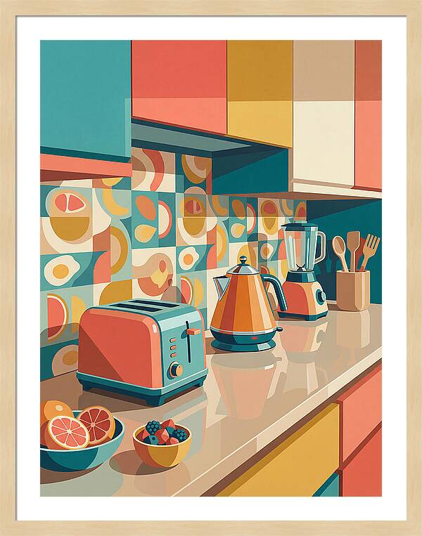 Colorful Kitchen Still Life
