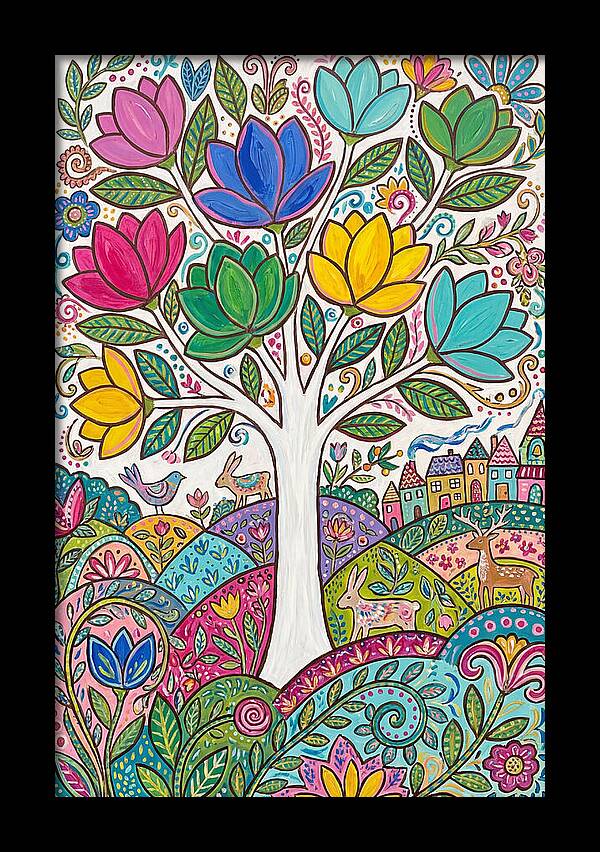 Colorful Magnolia Tree