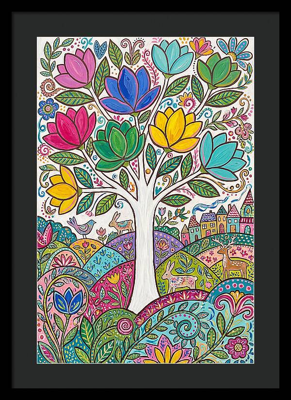 Colorful Magnolia Tree