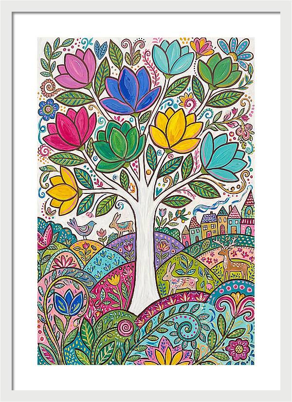 Colorful Magnolia Tree