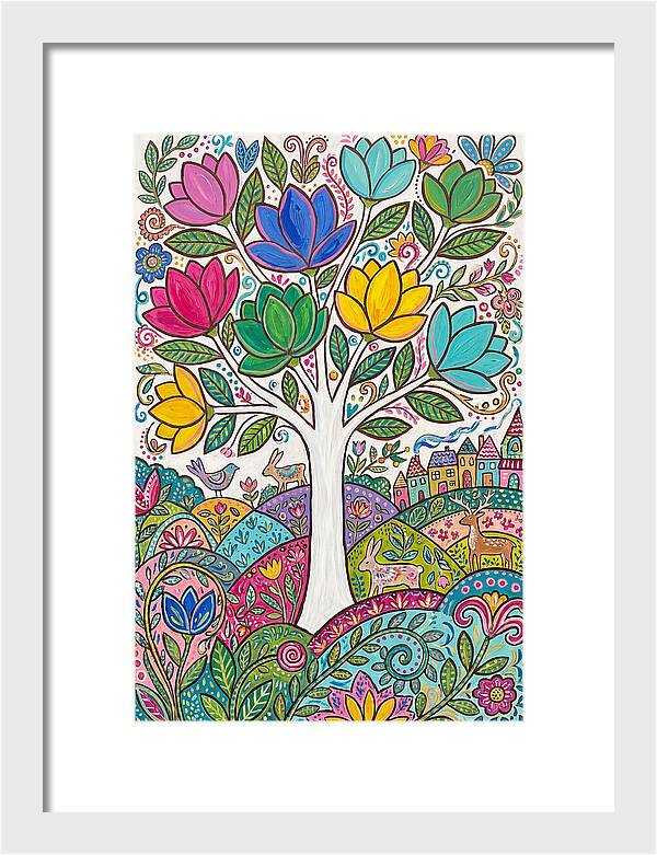 Colorful Magnolia Tree