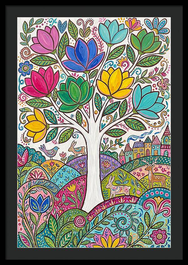 Colorful Magnolia Tree