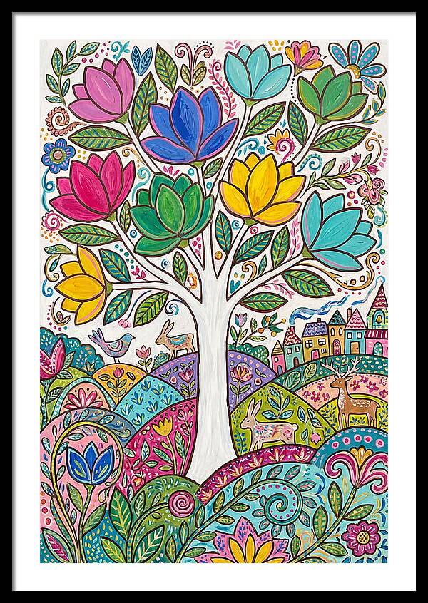 Colorful Magnolia Tree