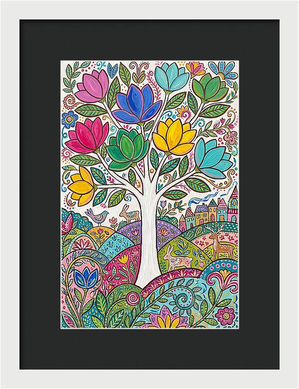 Colorful Magnolia Tree