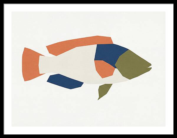 Colorful Minimalist Wrasse