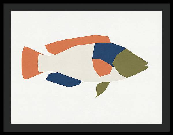 Colorful Minimalist Wrasse