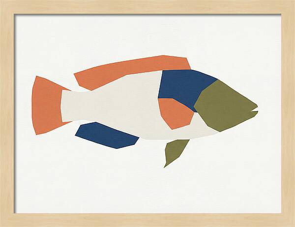 Colorful Minimalist Wrasse