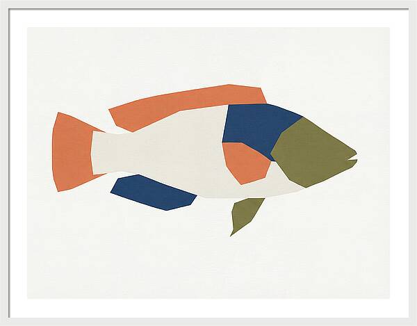 Colorful Minimalist Wrasse