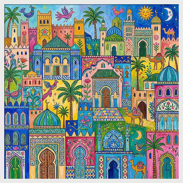 Colorful Moroccan Architecture
