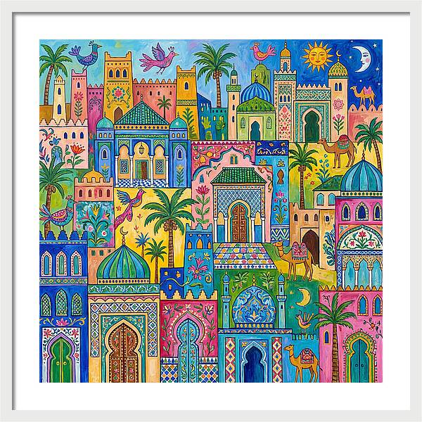 Colorful Moroccan Architecture