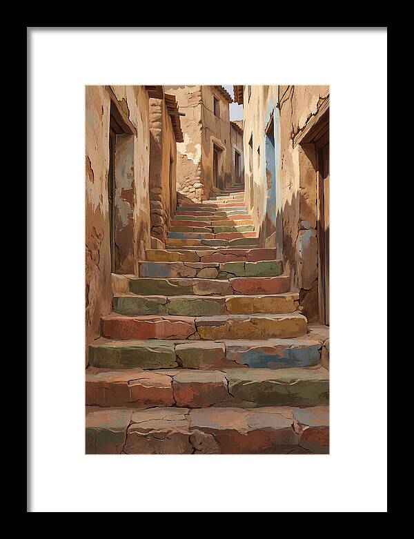 Colorful Painted Steps