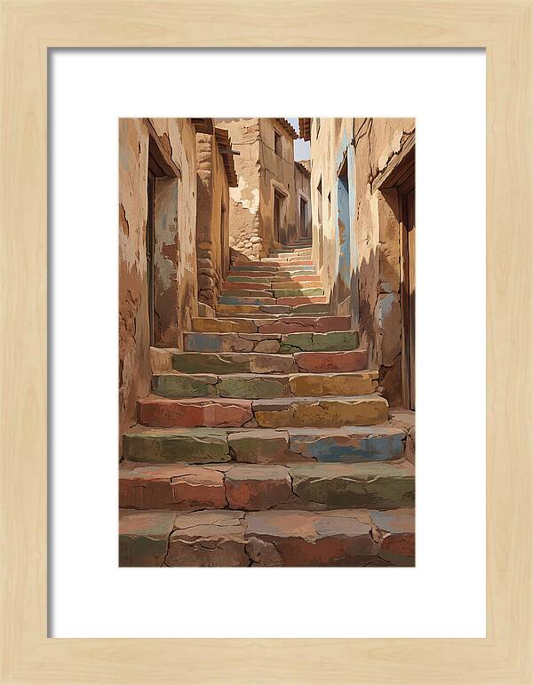 Colorful Painted Steps