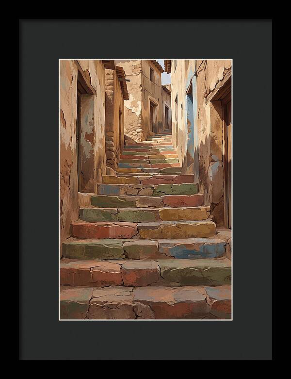 Colorful Painted Steps