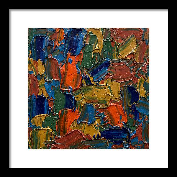 Colorful Palette Knife Composition