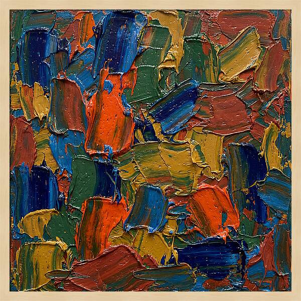 Colorful Palette Knife Composition