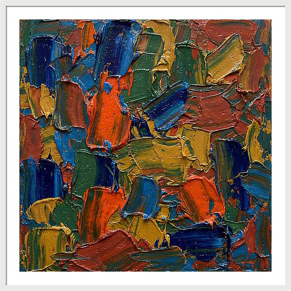 Colorful Palette Knife Composition