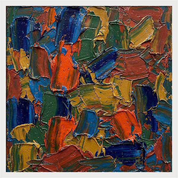 Colorful Palette Knife Composition