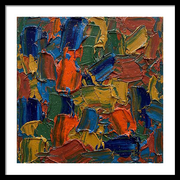 Colorful Palette Knife Composition